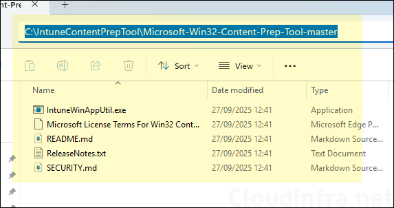 Download the Microsoft Win32 Content Prep tool