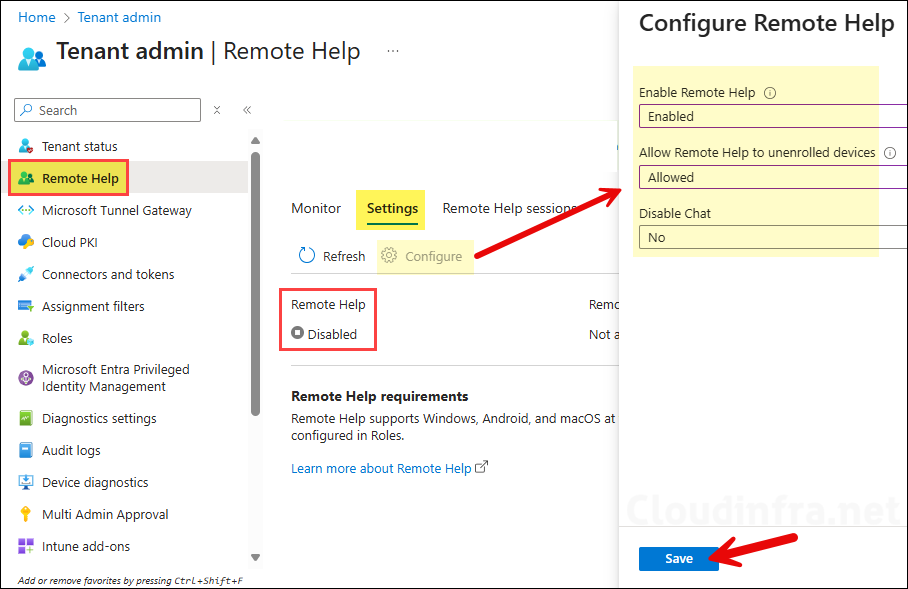 Enable Remote Help in Your Intune Tenant