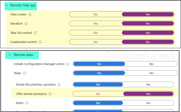 Create Remote Helpers Custom Role