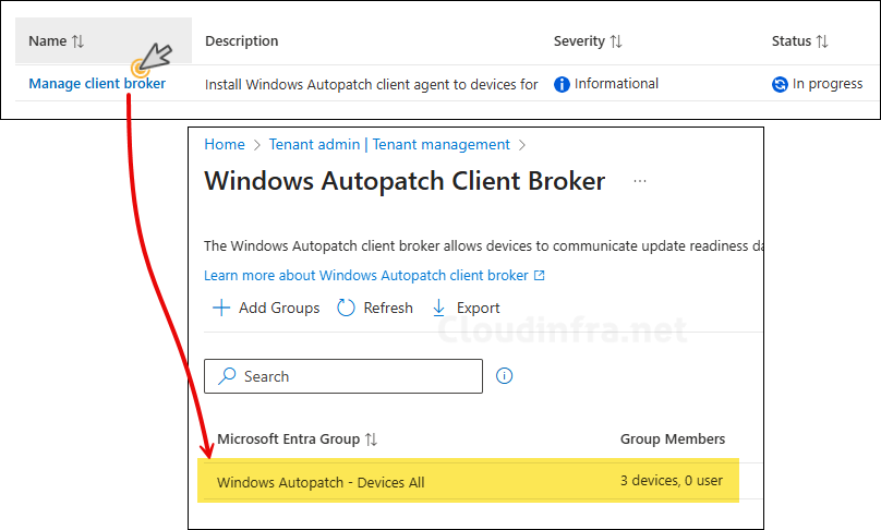 manage AutoPatch Client Broker