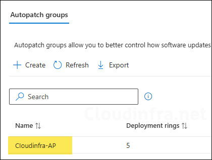 Autopatch group renamed