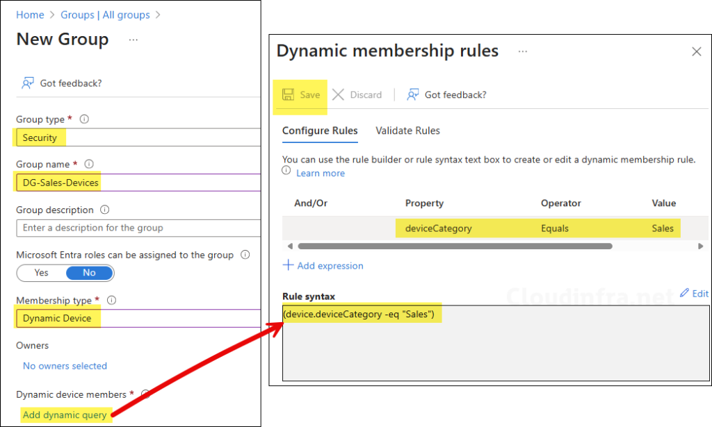 Create Dynamic Device Groups Based on Categories