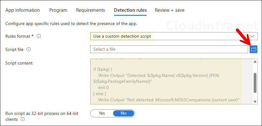 Microsoft 365 Companion apps detection rules