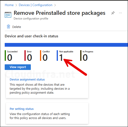 Remove Preinstalled apps Intune Not applicable issue