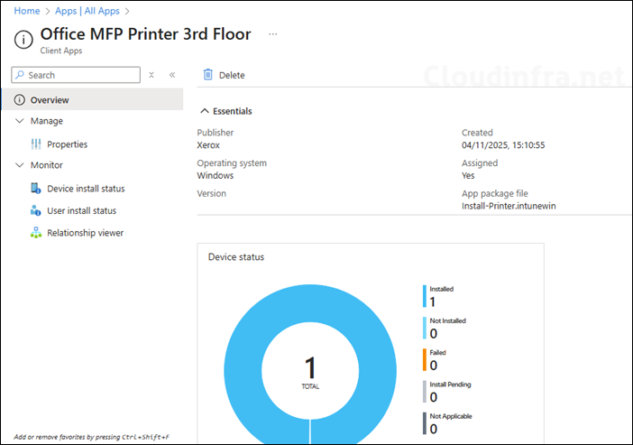 Monitoring Printer Deployment