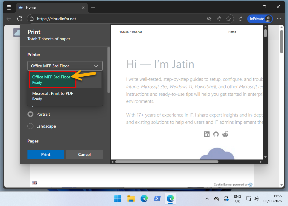 Deploying Printer Driver and Printer to the Kiosk Device