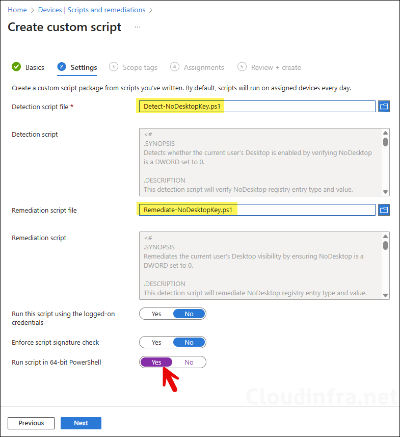Deploy Kiosk detection and remediation scripts
