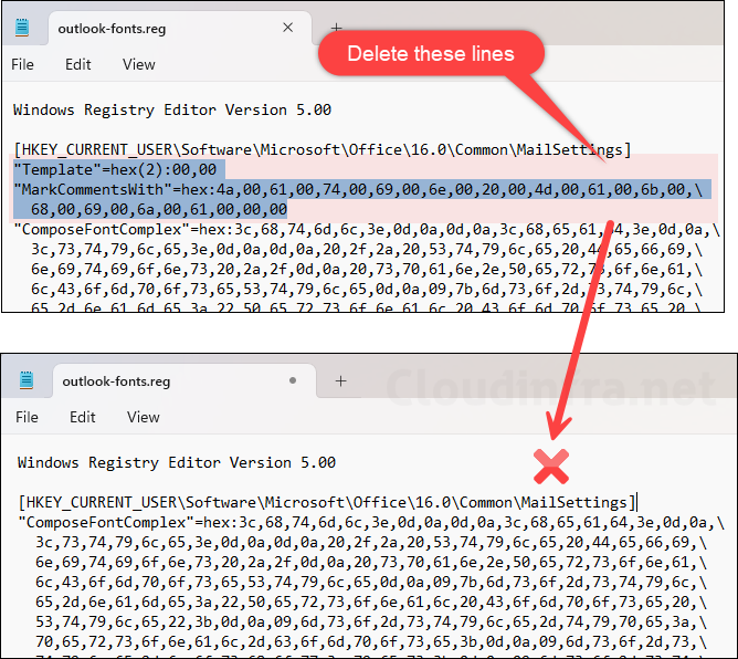 Update outlook-fonts.reg file