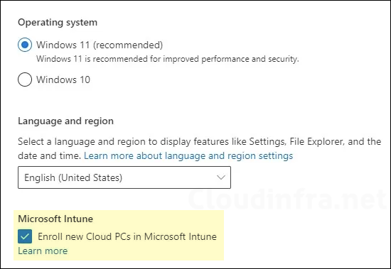 Enable Automatic Enrollment of Cloud PCs Using Windows 365 Portal