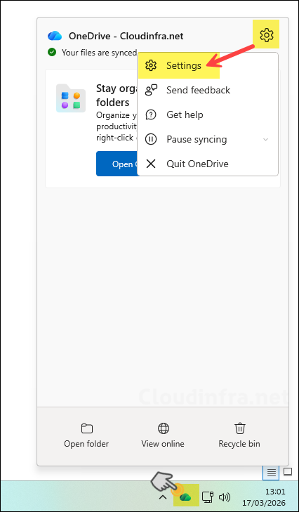 Unlink and Relink OneDrive Account