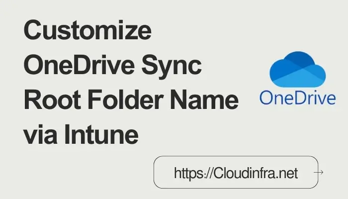Customize OneDrive Sync Root Folder Name via Intune