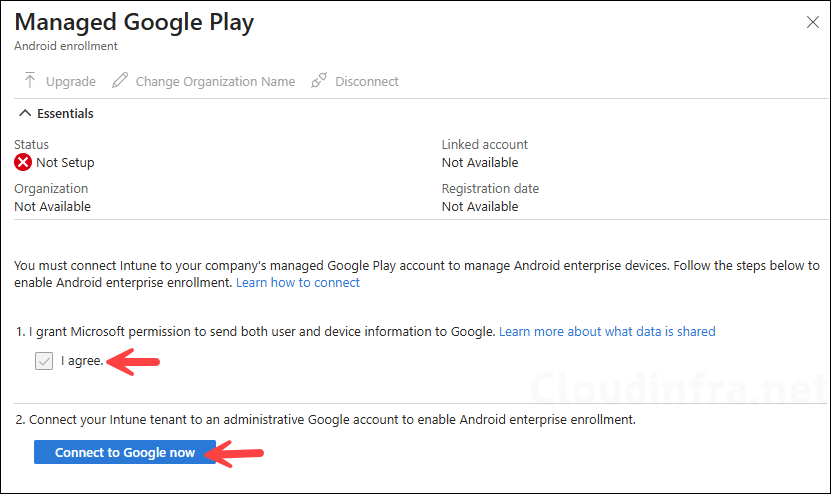 Managed Google Play Not Setup