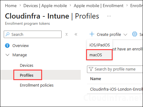 Create Automated Device Enrollment Profile for macOS