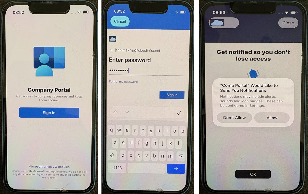 Enroll a Company Owned iPhone or iPad in Intune