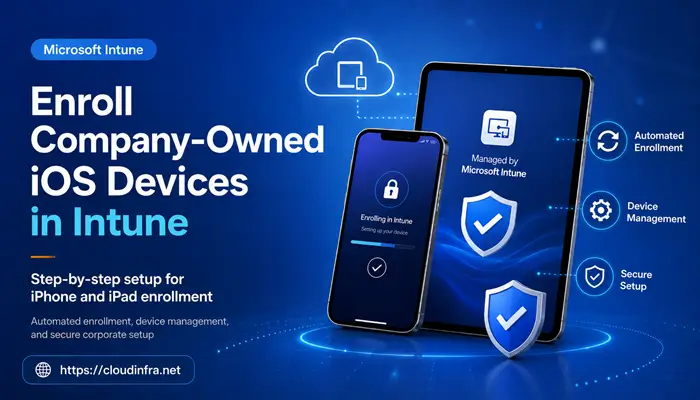 Enroll Company Owned iOS Devices in Intune