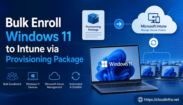 Bulk Enroll Windows 11 to Intune via Provisioning Package