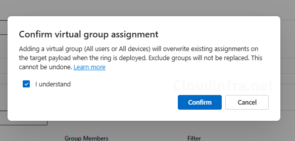 Using "All Users" or "All Devices" Virtual Group